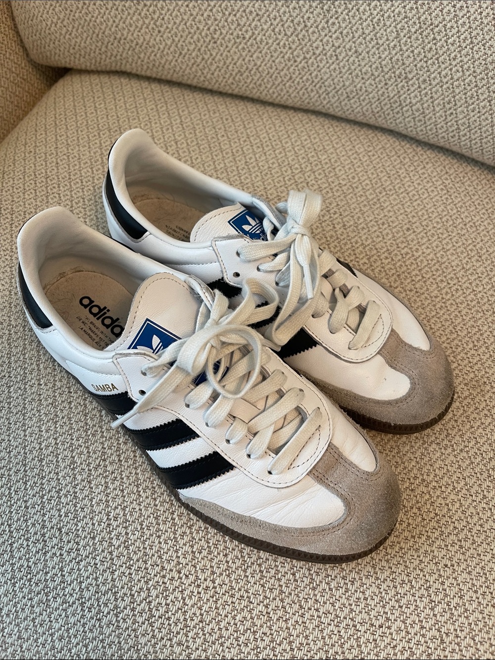 adidas Samba Sneakers White Black - Picture 2 of 6
